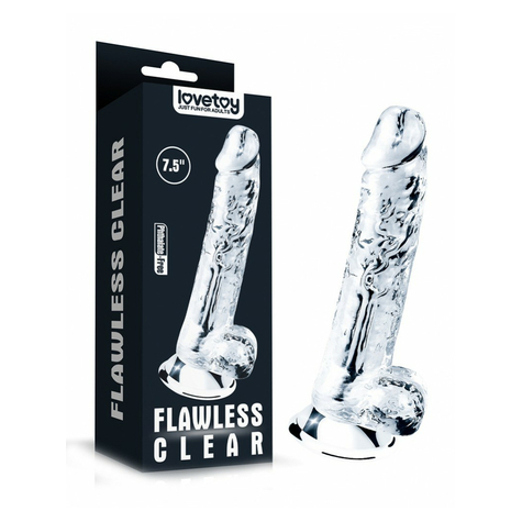 Love toy - gode flawless clear 19 cm