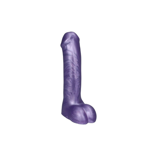 Ylva & dite - icarus - gode avec testicules - violet foncé