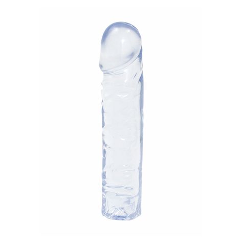 Gode : classic 8" clear jelly dong