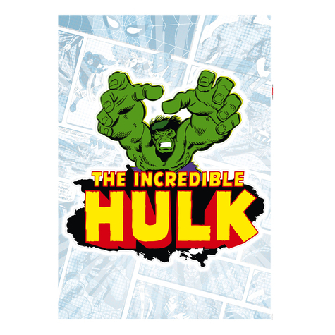 Wandtattoo - Hulk Comic Classic  - Größe 50 X 70 Cm