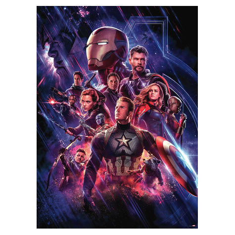 Papier Fototapete - Avengers Endgame Movie Poster - Größe 184 X 254 Cm