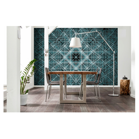Non-Woven Wallpaper - Matrix - Size 368 X 248 Cm