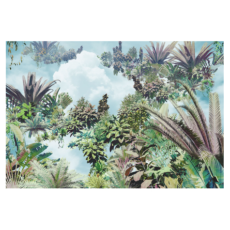 Papier peint photo - paradis tropical - dimensions 368 x 248 cm