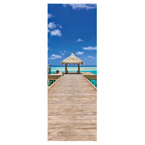 Vlies Fototapete - Beach Resort - Größe 100 X 280 Cm