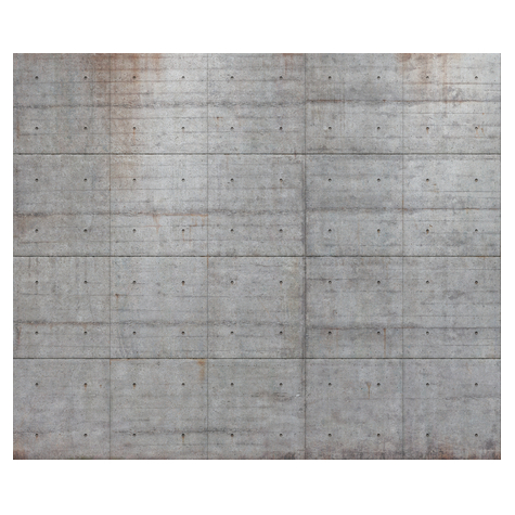 Vlies Fototapete - Concrete Blocks - Größe 300 X 250 Cm