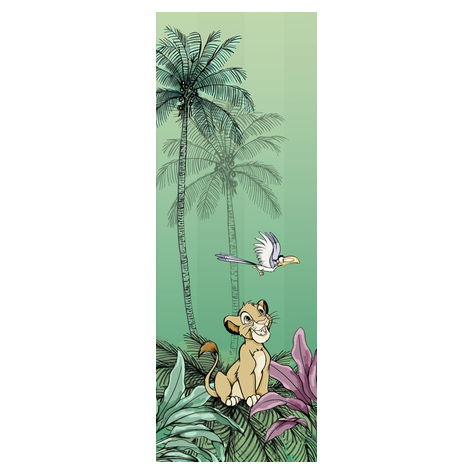 Vlies Fototapete - Jungle Simba - Größe 100 X 280 Cm
