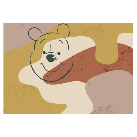 Vlies Fototapete - Winnie The Pooh Bee - Größe 400 X 280 Cm