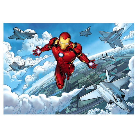 Papier peint photo - iron man flight - dimensions 400 x 280 cm