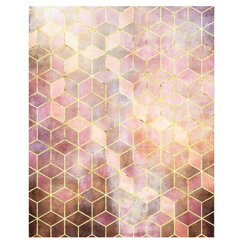 Vlies Fototapete - Mosaik Rosso - Größe 200 X 250 Cm