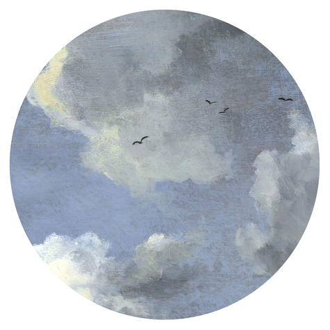 Selbstklebende Vlies Fototapete/Wandtattoo - Simply Sky - Größe 125 X 125 Cm