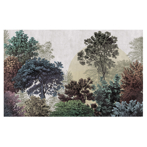 Non-Woven Wallpaper - Bois Brumeux - Size 400 X 250 Cm