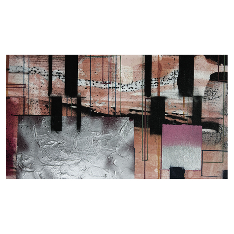 Papier peint photo - squares dropping - taille 500 x 280 cm
