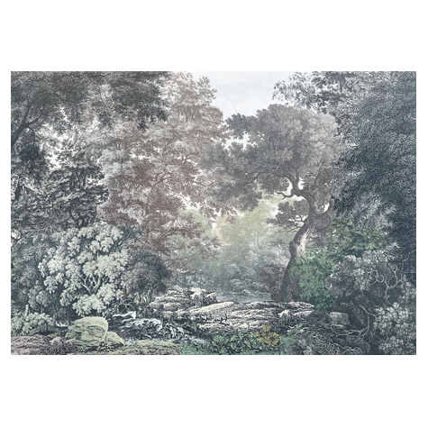 Non-Woven Wallpaper - Fairytale Forest - Size 400 X 280 Cm