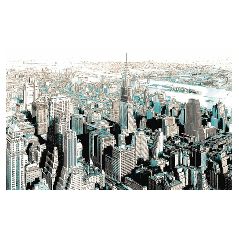 Vlies Fototapete - Gotham - Größe 400 X 250 Cm