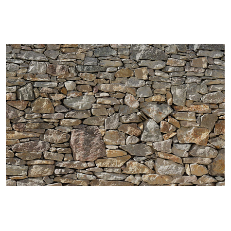 Vlies Fototapete - Stone Wall  - Größe 400 X 260 Cm