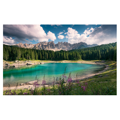 Carta Da Parati Adesiva Fotografica  - Gioiello Delle Dolomiti - Dimensioni 450 X 280 Cm