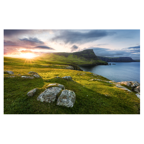 Vlies Fototapete - Scottish Paradise - Größe 450 X 280 Cm