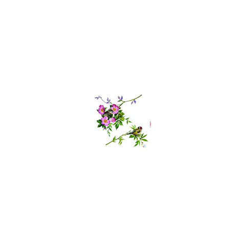 Autocollants de fenêtre - spring fever - taille 31 x 31 cm