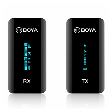Microfono Ultra Compatto Senza Fili By-Xm6-S1 Di Boya A 2,4 Ghz