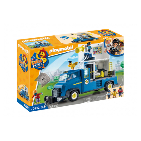 Playmobil Anatra In Chiamata - Camion Della Polizia (70912)