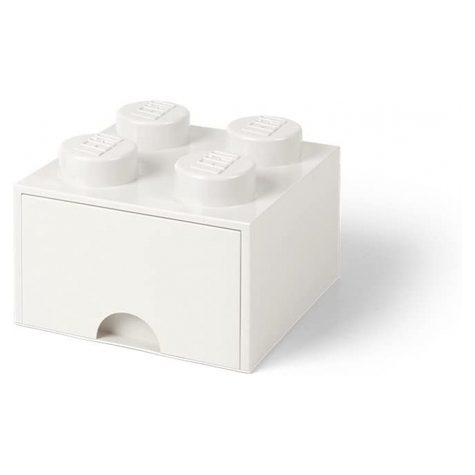 Cassetto Porta Mattoncini Lego 4 Bianco (40051735)