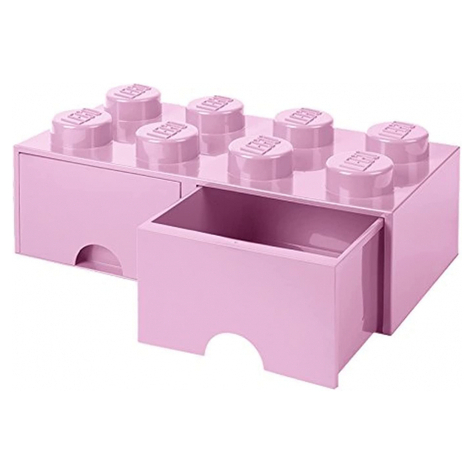 Lego storage brick tiroir 8 rosa (40061738)