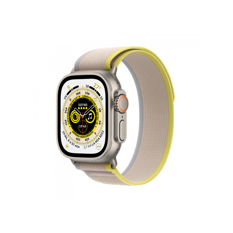 Apple Watch Ultra Gps + Cellular 49 Mm Titanio Giallo/Beige Loop Mqfu3fd/A