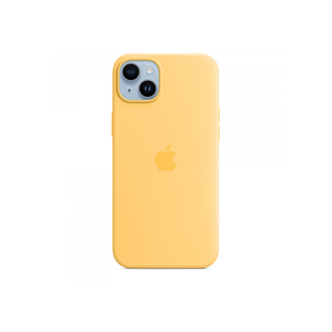 Custodia In Silicone Per Apple Iphone 14 Plus Con Magsafe Sunglow Mptd3zm/A