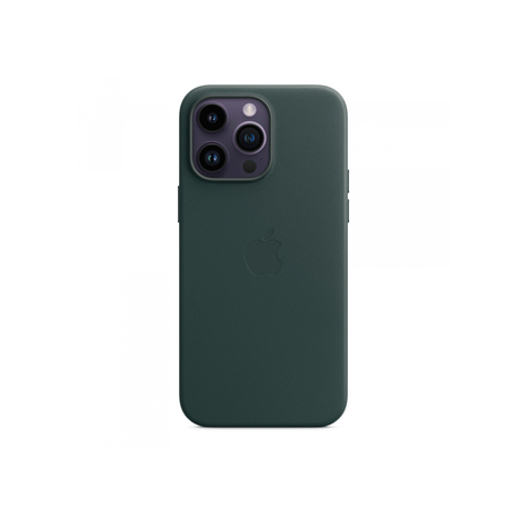 Apple iphone 14 pro max étui en cuir avec magsafe vert forêt mppn3zm/a
