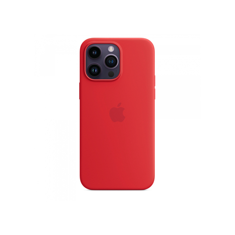 Apple iphone 14 pro max étui en silicone avec magsafe product red mptr3zm/a