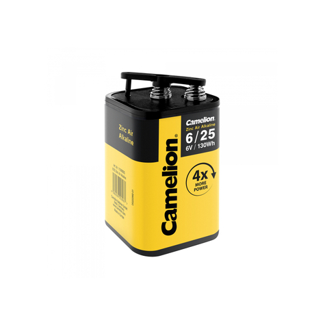 Batterie camelion zinc air alkaline 4lr25 6v 25ah (1 pc.)