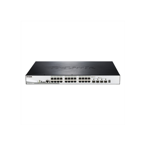 D-link smart switch 28 ports fibre optique dgs-1510-28xmp/e