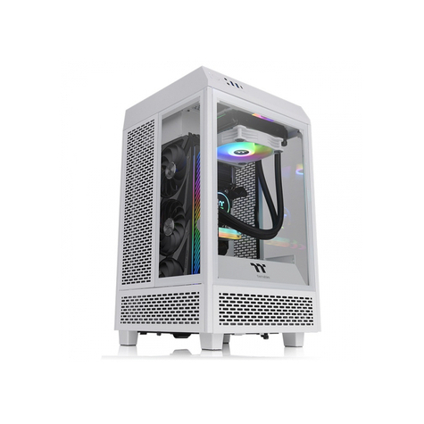 Thermaltake Pc Chassis The Tower 100 Bianco - Ca-1r3-00s6wn-00