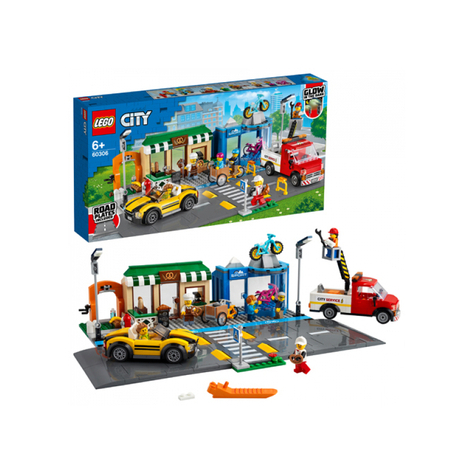 Lego City - Via Dello Shopping Con Negozi (60306)