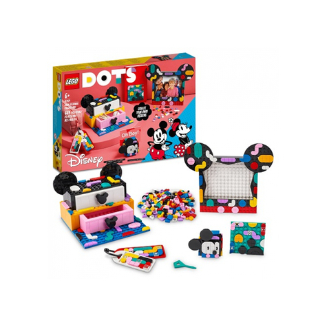 Lego Dots - Scatola Creativa Disney Mickey E Minnie Per Il Ritorno A Scuola (41964)