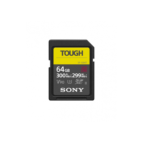 Sony Serie Sf-G Sf-G 64 - Scheda Di Memoria Flash Sf64tg