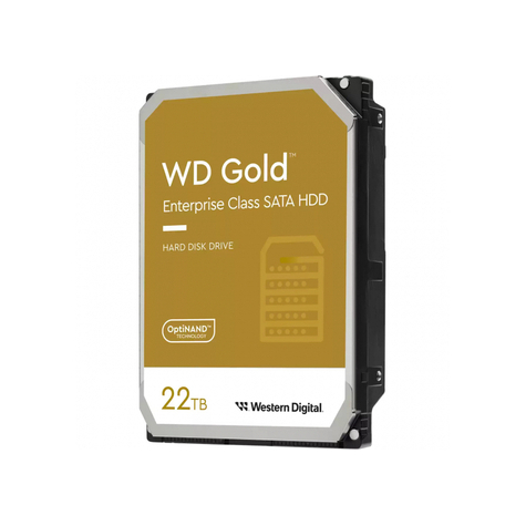 Wd Gold 22tb 256mb 3,5 Sata 6gb/S 5400 Rpm Serial Ata Wd221kryz