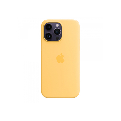 Custodia In Silicone Apple Iphone 14 Pro Max Con Magsafe Sunglow Mpu03zm/A