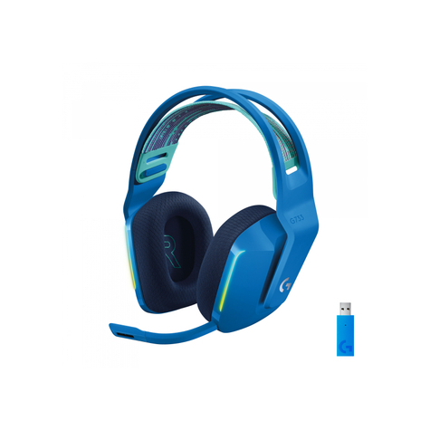 Logitech g g733 - bandeau - jeu - bleu - molette 981-000943