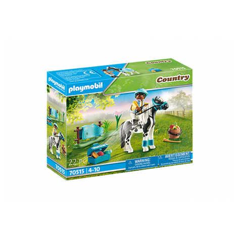 Playmobil country - poney de collection lewitzer (70515)