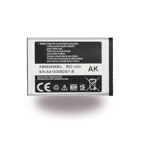 Samsung Li-Ion Battery - C3520 - 800mah Bulk - Ab463446ba
