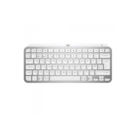 Mini Tastiera Bluetooth Logitechmx Keys - Grigio Chiaro Retroilluminato - 920-010480