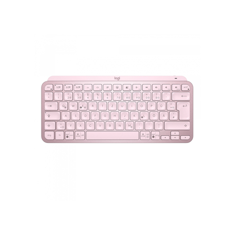Mini Tastiera Bluetooth Logitechmx Keys - Rosa Retroilluminata - 920-010481