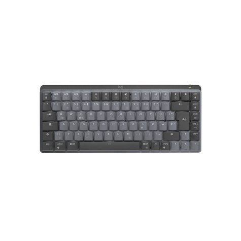 Logitech Mx Mechanical Mini Tastatur Wireless Bolt Grafit - 920-010771