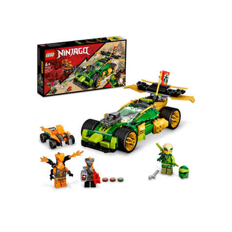 Lego ninjago - la voiture de course evo de lloyd (71763)