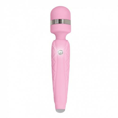 Stimulateur : cheeky wand wibe with crystal rose