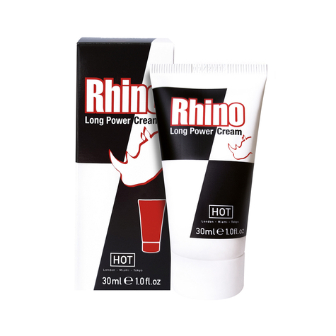 Cremes Gele Lotionen Spray Puissance : Hot Rhino Long Power Cream 30ml