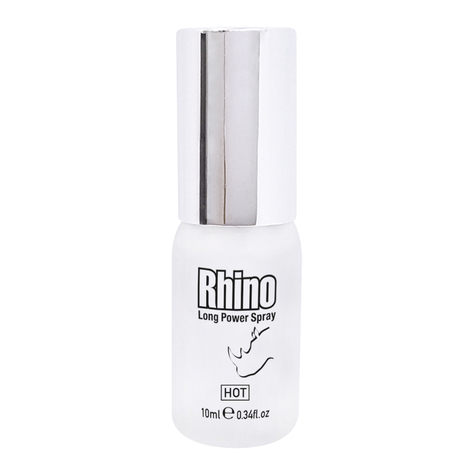 Cremes gels lotions spray puissance : hot rhino long power spray 10ml