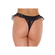 Frauenbrief : Frilly Schwarz Lace Crotchless Tanga