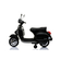Veicolo Elettrico Per Bambini Moto Per Bambini Vespa Con Licenza 12v 2 Motori Mp3 Sedile In Pelle Nero